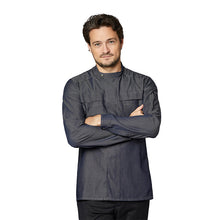 Indlæs billede til gallerivisning Kentaur Biker unisex kokke-servicejakke - Dark Ocean (23531)