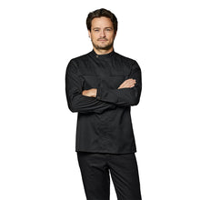 Indlæs billede til gallerivisning Kentaur Biker unisex kokke-servicejakke - Sort (23531)