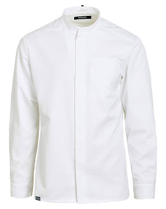 Kentaur Tencel unisex kokke-/serviceskjorte - Hvid (25281)