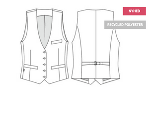 Kentaur dame service vest - dark night (17062)
