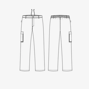 Kentaur unisex buks m. lårlomme - 86 cm Sort (18196)