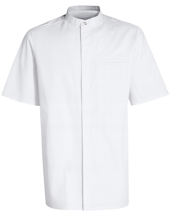 NYBO kokkejakke, korte ærmer, (5010229 - Hvid)