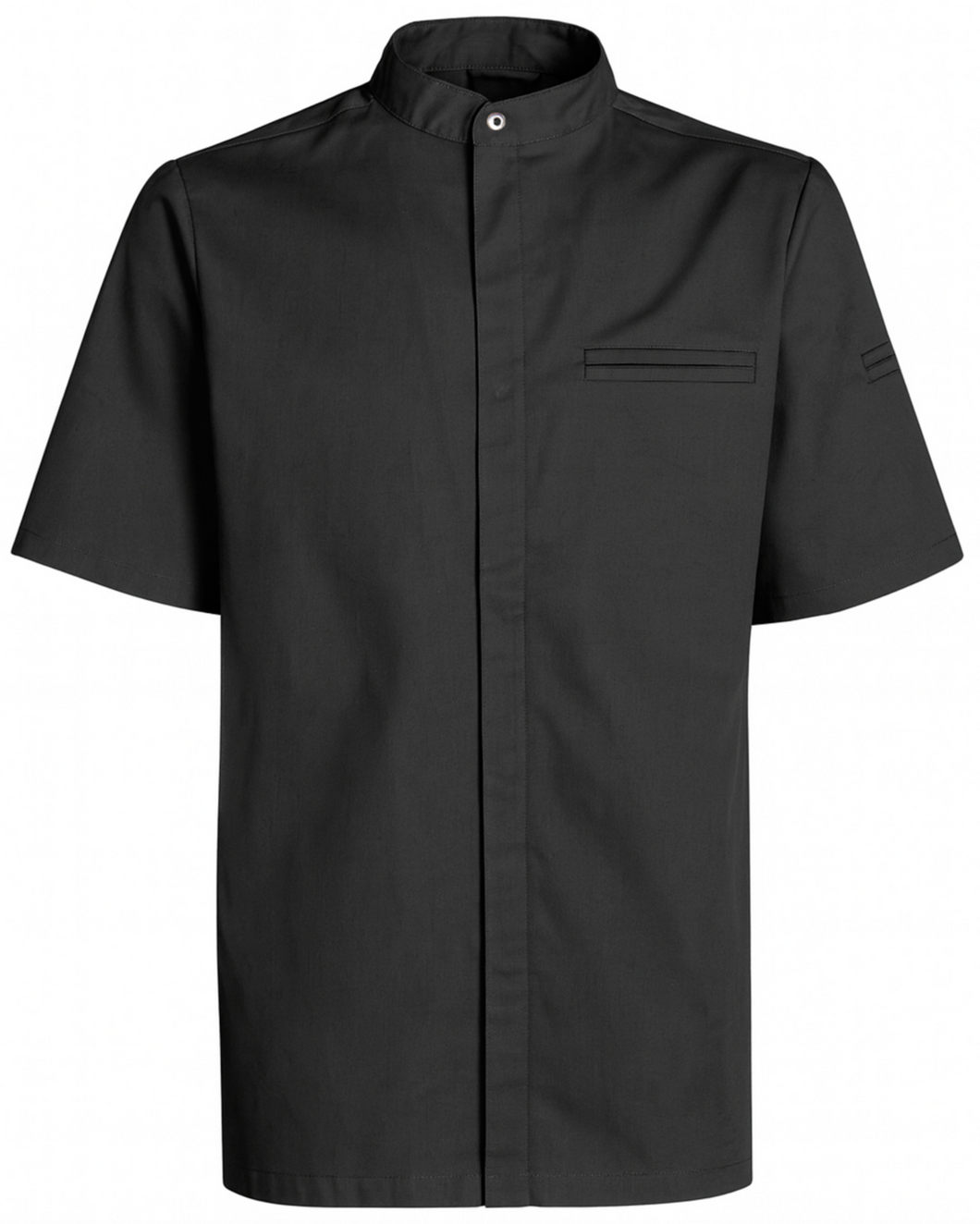 NYBO kokkejakke, korte ærmer, (5010229 - Sort )