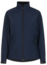 Indlæs billede til gallerivisning Dame Softshell jakke - Sort - Navy