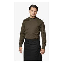 Indlæs billede til gallerivisning Kentaur unisex kokke-/servicejakke - cypres olive (23515)