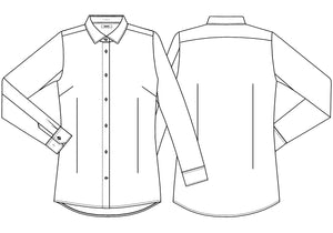 Kentaur dameskjorte modern fit - Hvid (15470)
