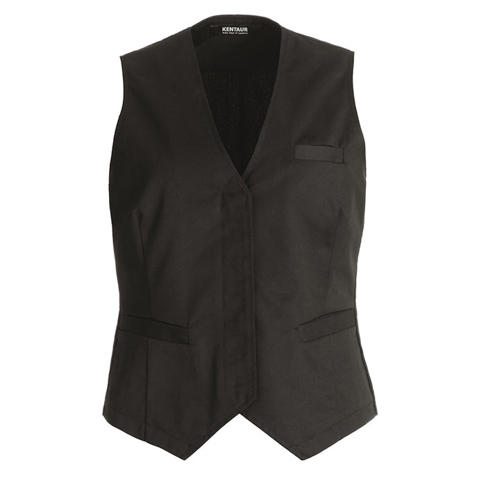 Kentaur dame service vest - Sort (17062)