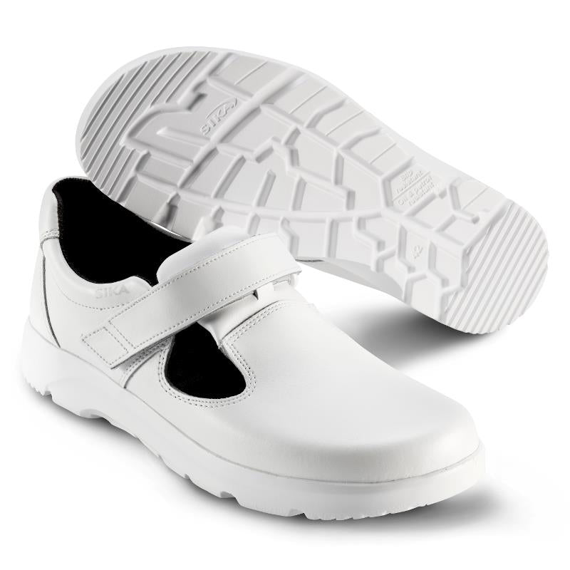 SIKA Optimax - Hvide køkkensandal (173110)