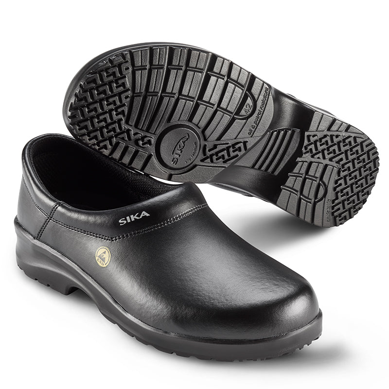 SIKA Fusion Clog - Sorte kokkesko (19466)