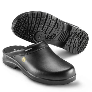 SIKA Fusion Clog - Sorte tøffeltræsko (19468)