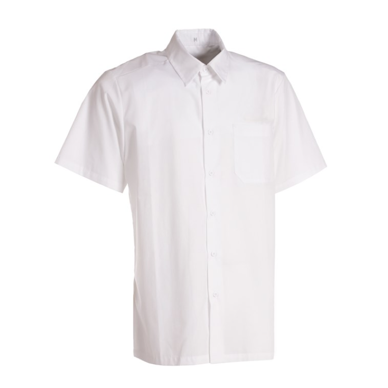 Herreskjorte kortærmet hvid, Performance (216005100)