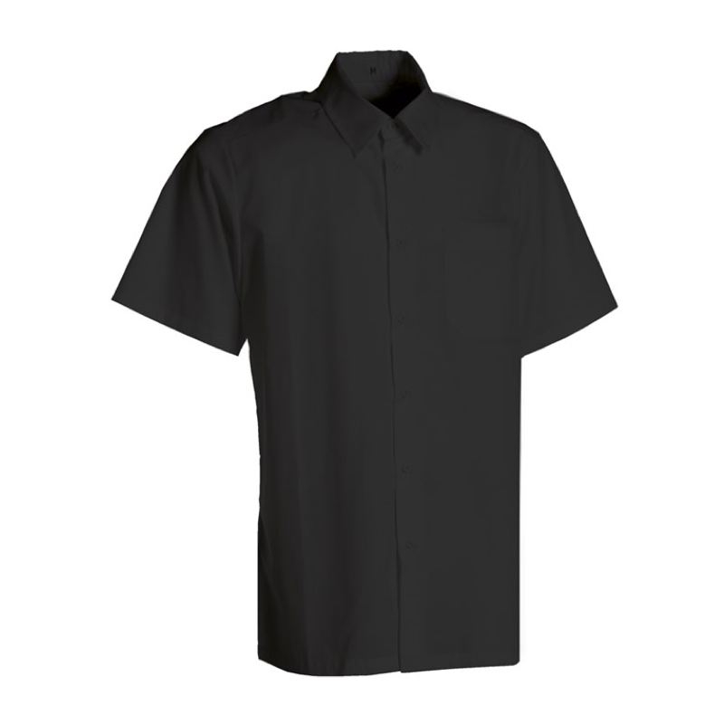 Herreskjorte kortærmet sort, Performance (216005100)