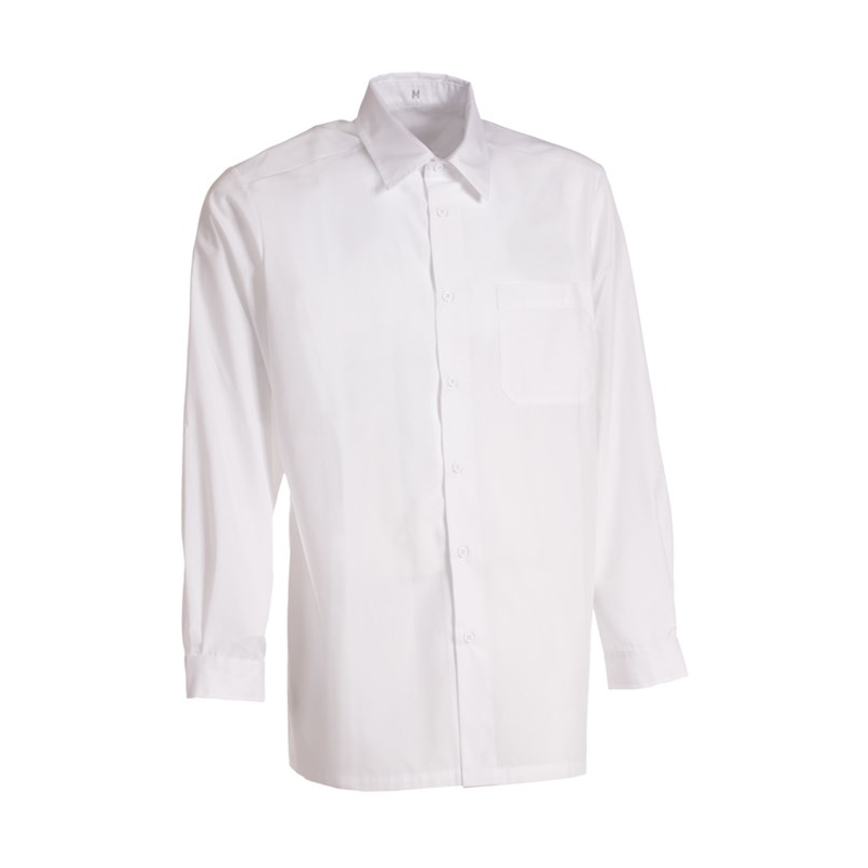 Herreskjorte langærmet hvid, Performance (216006100)