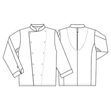 Indlæs billede til gallerivisning Kentaur unisex kokkejakke - Hvid (23373)