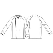 Indlæs billede til gallerivisning Kentaur unisex kokke-/Servicejakke - Hvid (23503)
