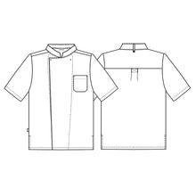 Indlæs billede til gallerivisning Kentaur unisex kokkejakke - Grå (2360)
