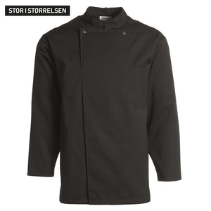 Kentaur unisex kokkejakke - Sort (2362)