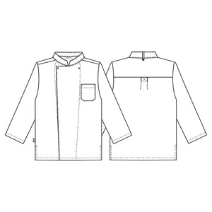 Kentaur unisex kokkejakke - Hvid (2362)