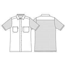 Indlæs billede til gallerivisning Kentaur unisex kortærmet serviceskjorte - Lyseblå (25061)