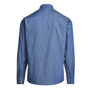 Kentaur herre langærmet serviceskjorte - Blue denim (25063)