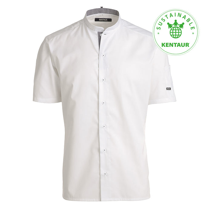 Kentaur unisex kokke-/serviceskjorte - Hvid (25209)