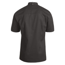 Indlæs billede til gallerivisning Kentaur unisex kokke-/serviceskjorte - Sort (25209)