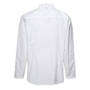 Kentaur herre popover kokkeskjorte - Hvid (25235)