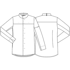 Kentaur unisex kokkeskjorte - Grå (25236)