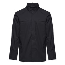 Indlæs billede til gallerivisning Kentaur unisex kokkeskjorte - Sort (25236)