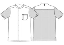 Indlæs billede til gallerivisning Kentaur unisex kokke-/service pique skjorte - Sort (25293)