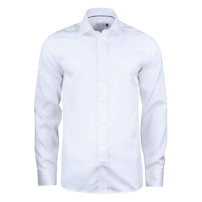 J.H&F Green Bow, Hvid, Slim Fit
