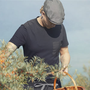 Kentaur unisex Flat cap - Grå/Sort (40503)