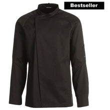 Indlæs billede til gallerivisning Kentaur unisex kokke-/tjenerjakke - Sort