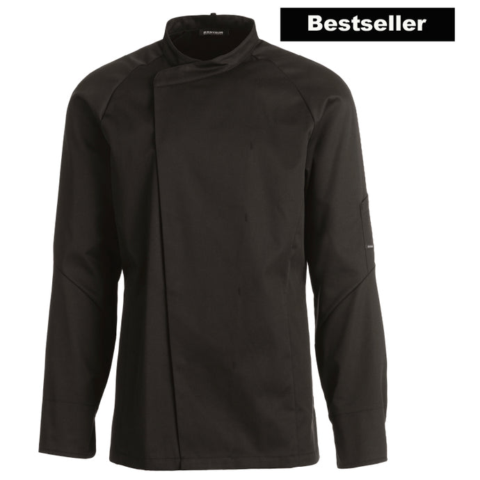 Kentaur unisex kokke-/tjenerjakke - Sort