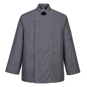 Suffolk - Unisex Grå kokkejakke (C833)