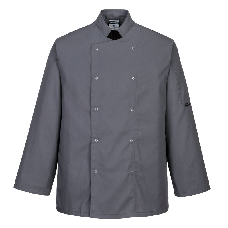 Suffolk - Unisex Grå kokkejakke (C833)