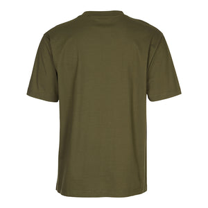 Kortærmet unisex t-shirt - Army (ST101)