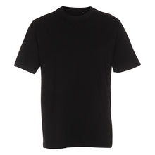 Indlæs billede til gallerivisning Kortærmet unisex t-shirt - Sort (ST101)