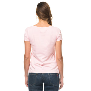 Kortærmet dame t-shirt - Sort (ST210)