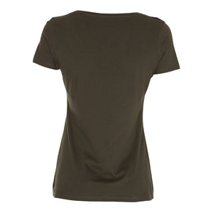 Kortærmet dame t-shirt - Army (ST210)