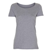 Indlæs billede til gallerivisning Kortærmet dame t-shirt - Grå (ST210)