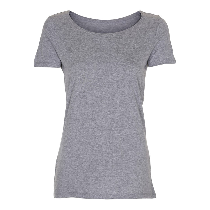 Kortærmet dame t-shirt - Grå (ST210)