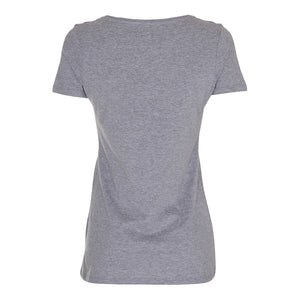 Kortærmet dame t-shirt - Grå (ST210)