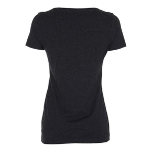 Kortærmet dame t-shirt - Mørk grå (ST210)