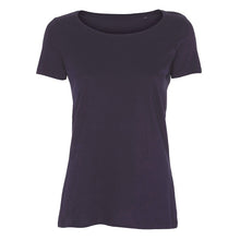 Indlæs billede til gallerivisning Kortærmet dame t-shirt - Navy (ST210)