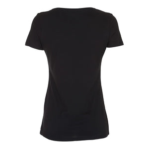 Kortærmet dame t-shirt - Sort (ST210)