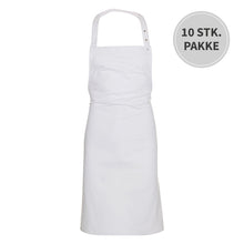 Indlæs billede til gallerivisning Kokkeforklæde - Hvid - 10 stk pakke (ST2301)