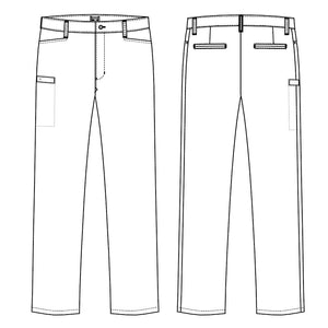 Kentaur dame chino buks - dark khaki (16401-1412)