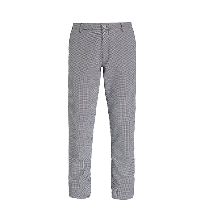 Kentaur Herre Chino buks - Sort/hvid ternet (26403)