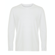 Indlæs billede til gallerivisning Langærmet unisex shaped tee - Sort/Hvid/Navy (ST413)